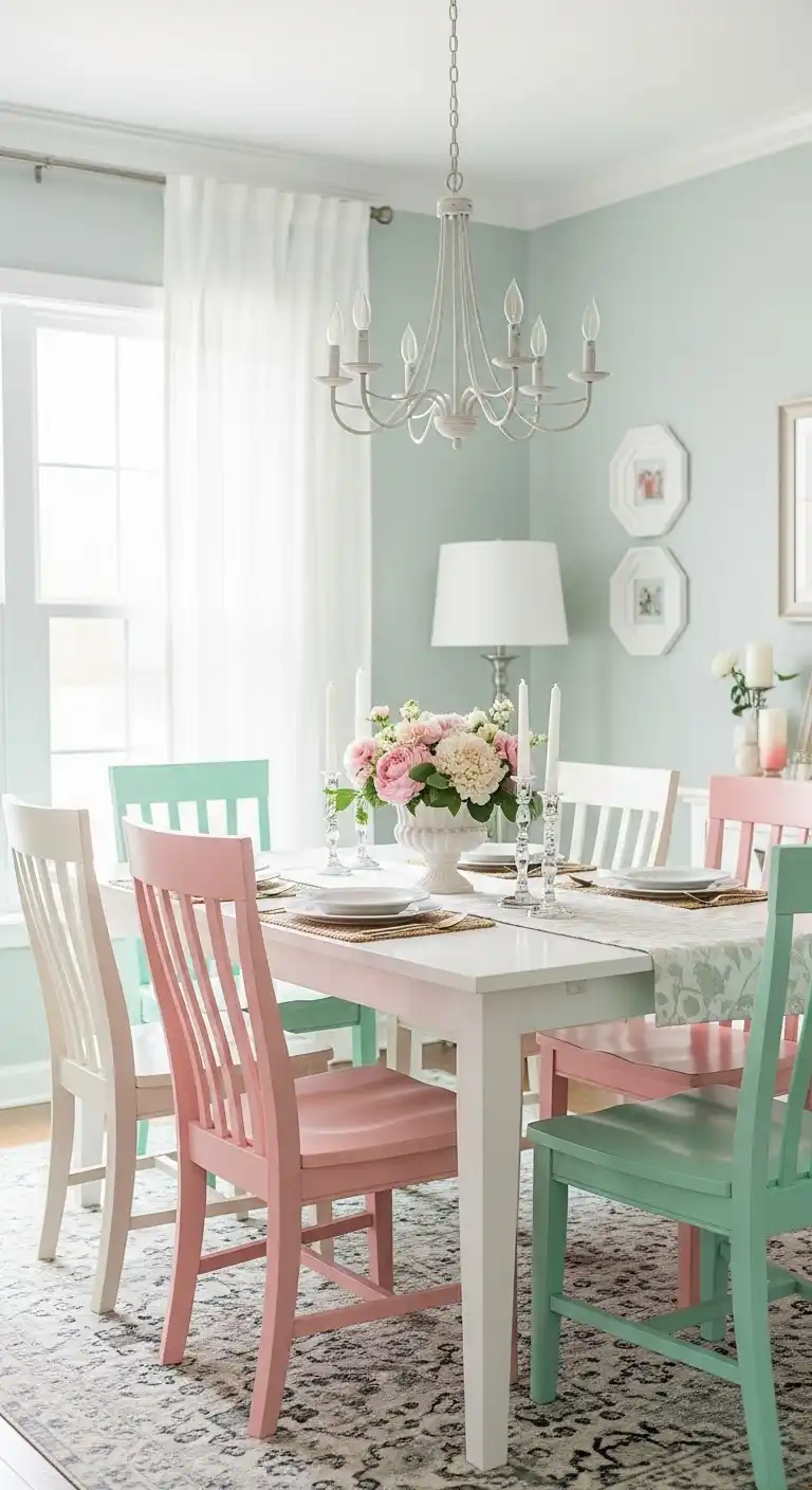 23 Trendy Bloxburg Dining Room Ideas to Upgrade Your Aesthetic 21 20 Bright and Airy Pastel Palette