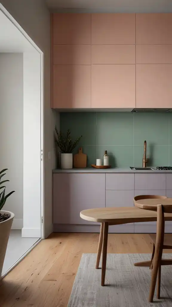 7 Trendy Kitchen Color Ideas 2025 for a Modern Upgrade 42 20. Pastels With an Edge