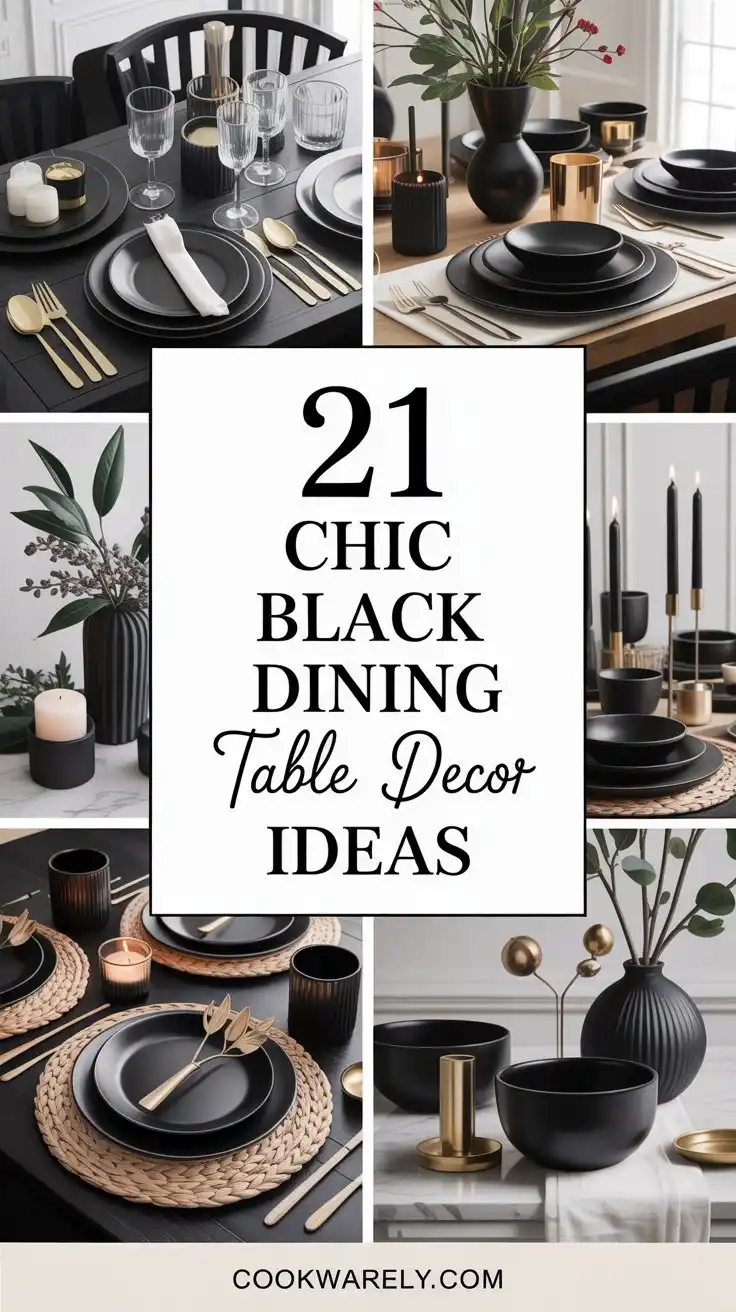 21 Chic Black Dining Table Decor Ideas That Make a Bold Statement 1 21 Chic Black Dining Table Decor Ideas That Make a Bold Statement