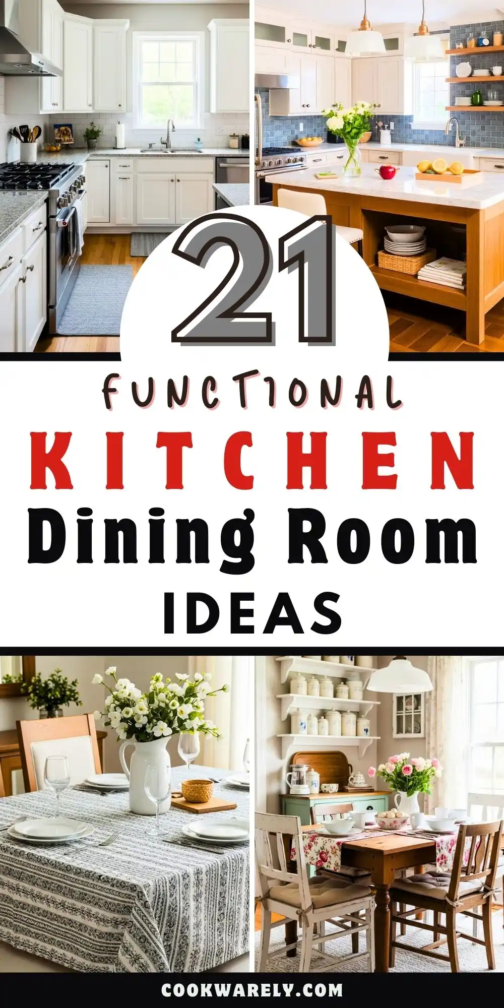 21 Functional Kitchen and Dining Room Ideas