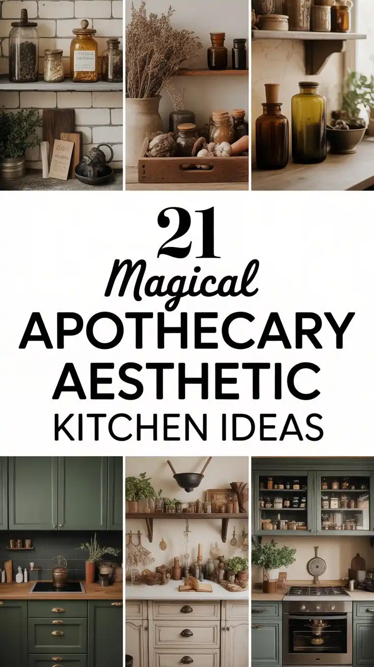 21 Magical Apothecary Aesthetic Kitchen Ideas for a Vintage Vibe 1 21 Magical Apothecary Aesthetic Kitchen Ideas for a Vintage Vibe