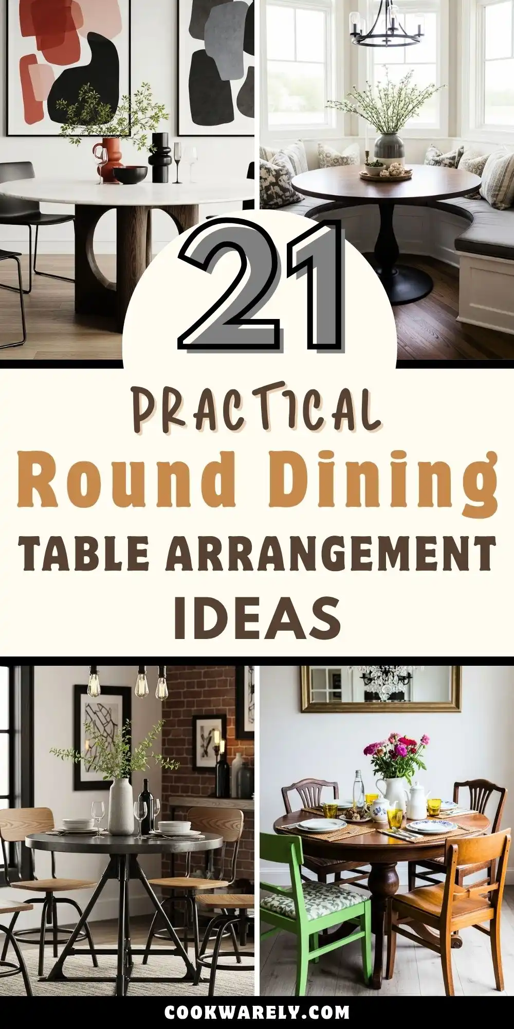 21 Practical Round Dining Table Arrangement Ideas for Everyday Comfort 1 21 Practical Round Dining Table Arrangement Ideas
