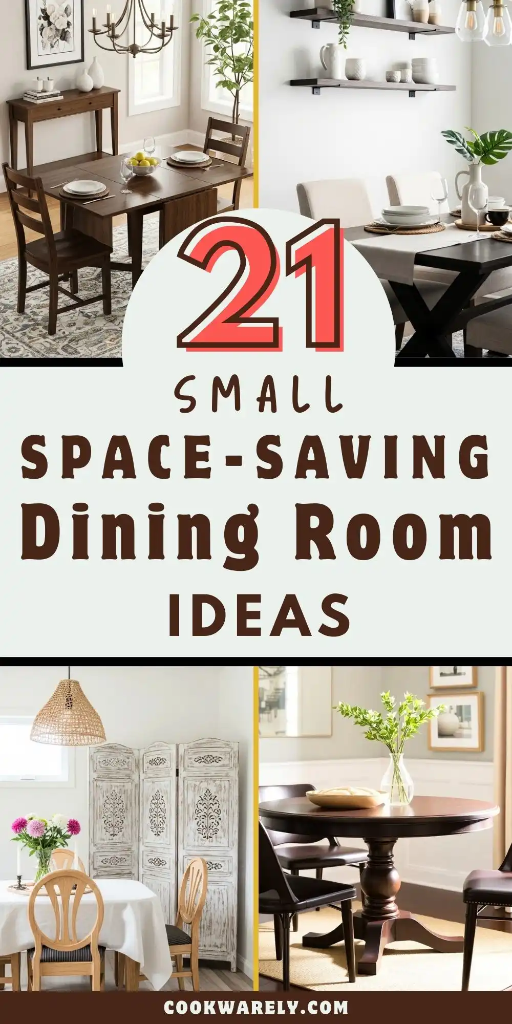 21 Space-Saving Small Dining Room Ideas 1 21 Space-Saving Small Dining Room Ideas
