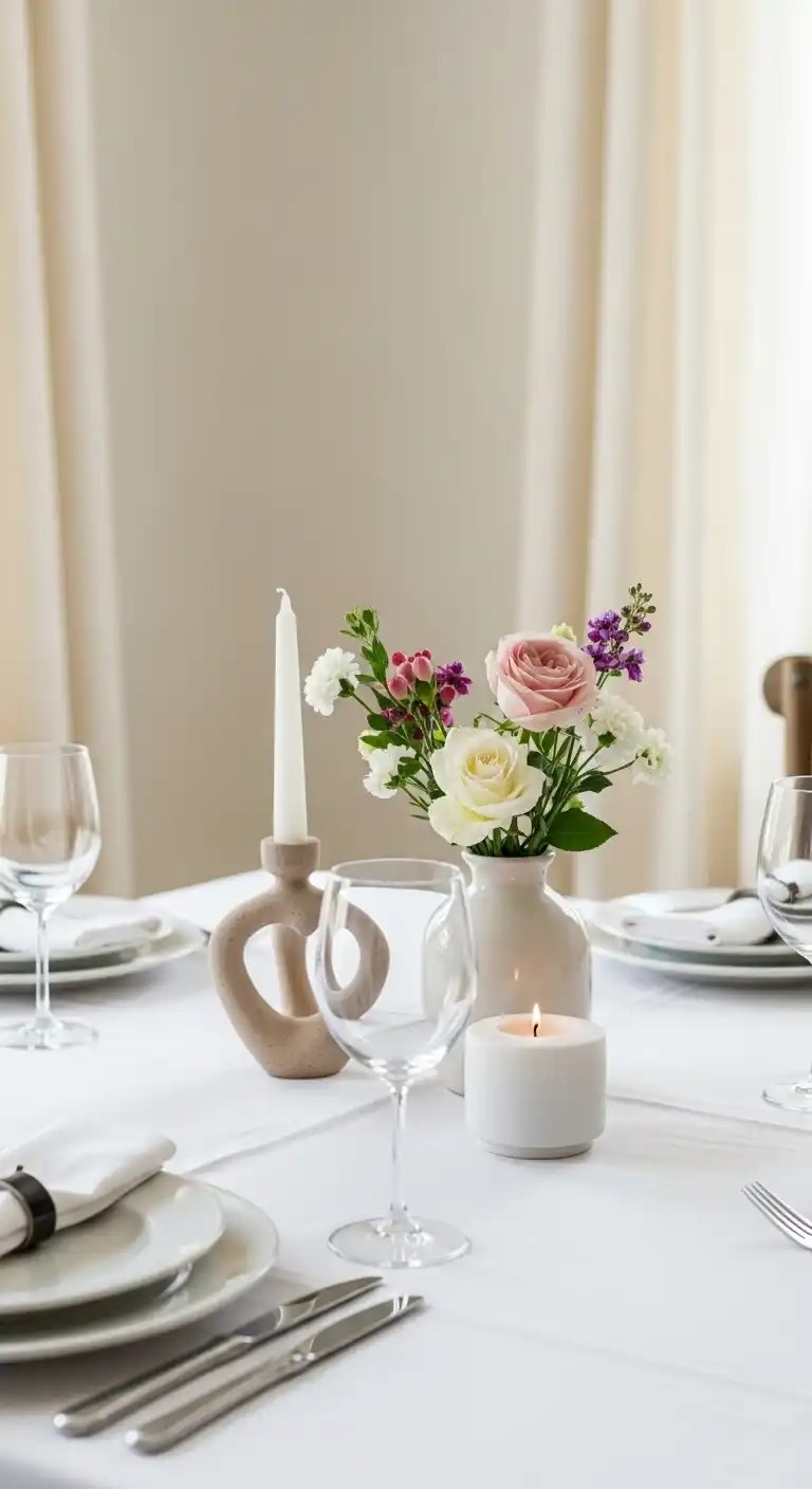 21 Space-Saving Small Dining Room Ideas 22 21 Style with Simple Centerpieces