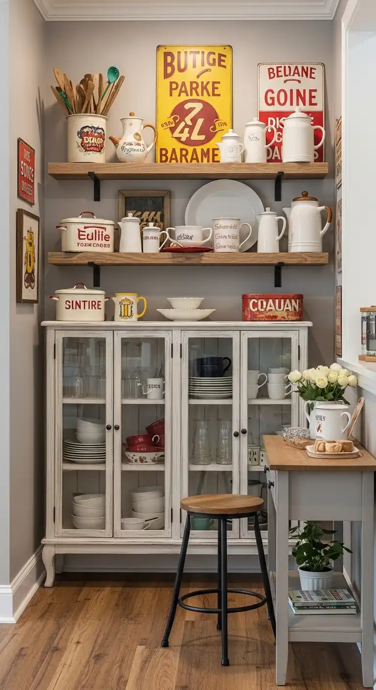 21 Creative Kitchen Nook Wall Decor Ideas You’ll Love Instantly 22 21 Vintage Display Nook