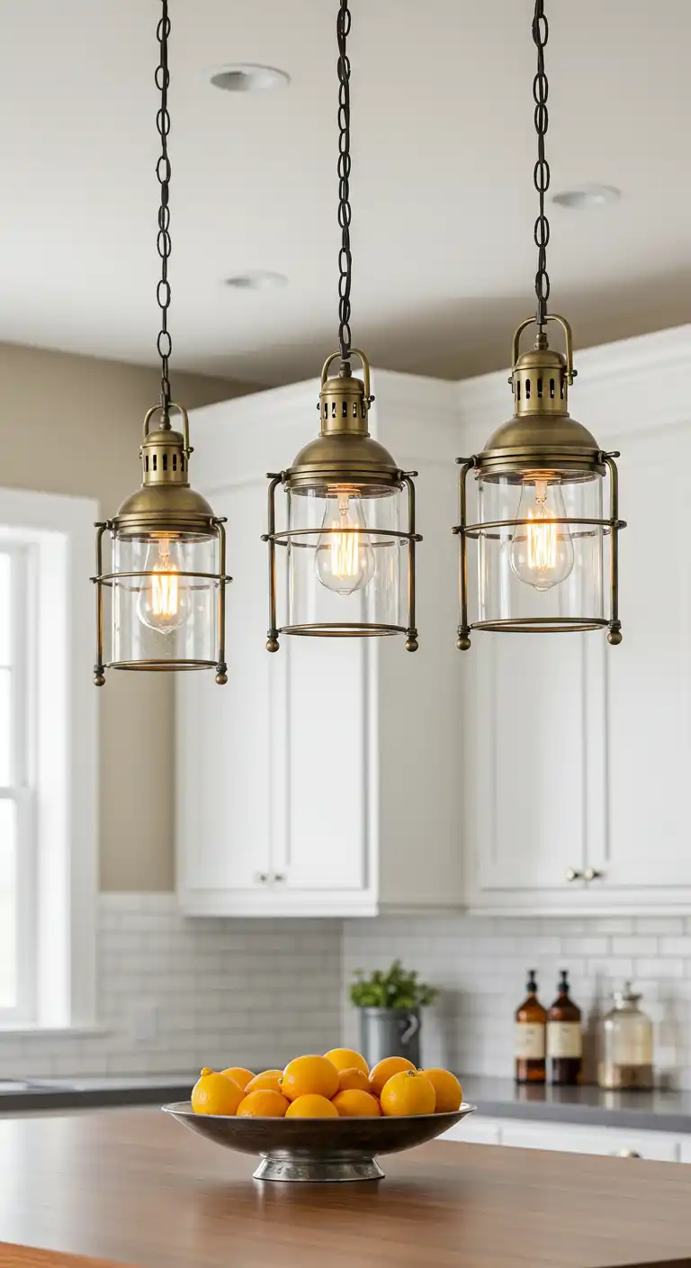 23 Dreamy French Cottage Kitchen Ideas You’ll Instantly Fall in Love With 23 22 Vintage Lantern Pendants