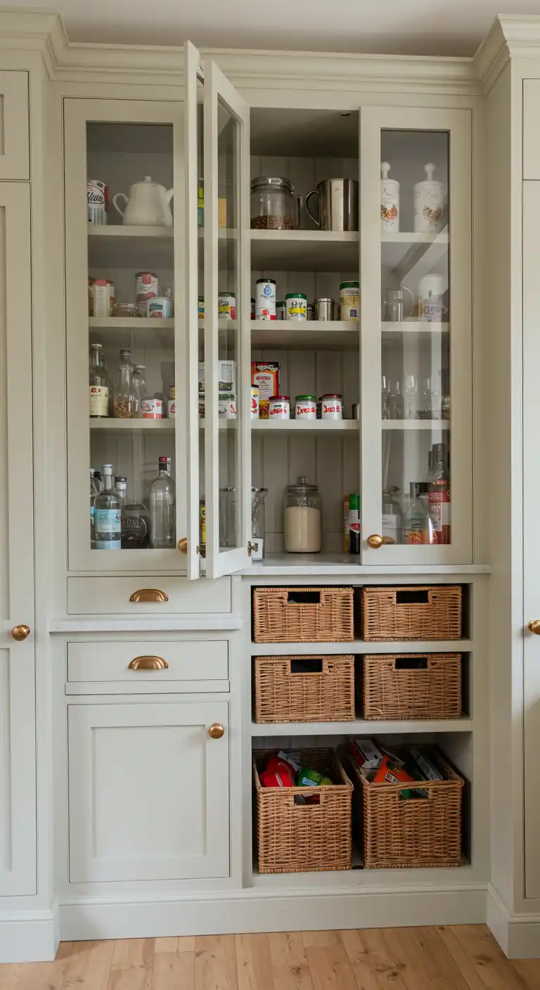 23 Dreamy French Cottage Kitchen Ideas You’ll Instantly Fall in Love With 24 23 Bespoke Pantry