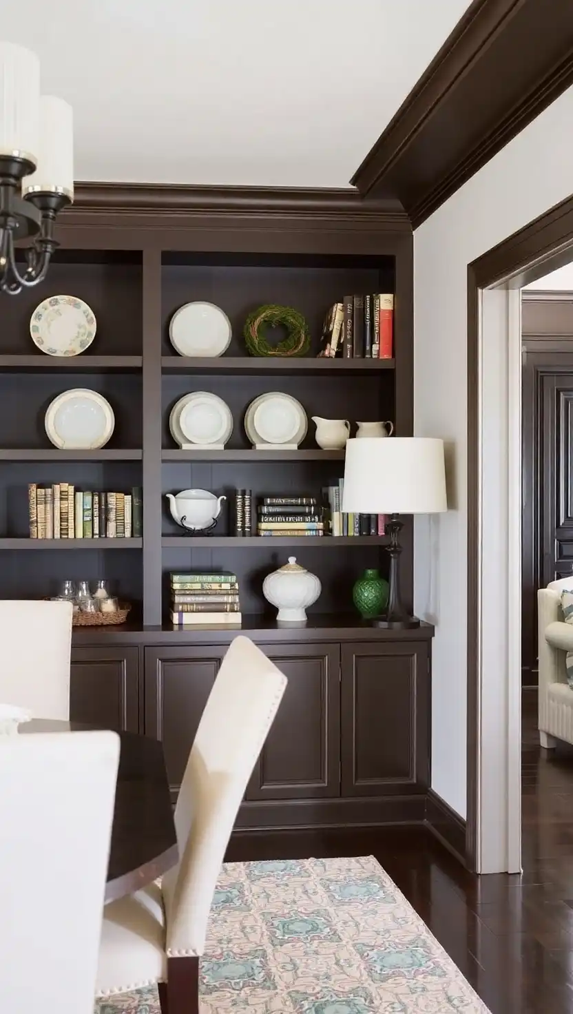 23 Timeless Formal Dining Room Ideas for a Sophisticated Setting 24 23 Built In Storage Solutions