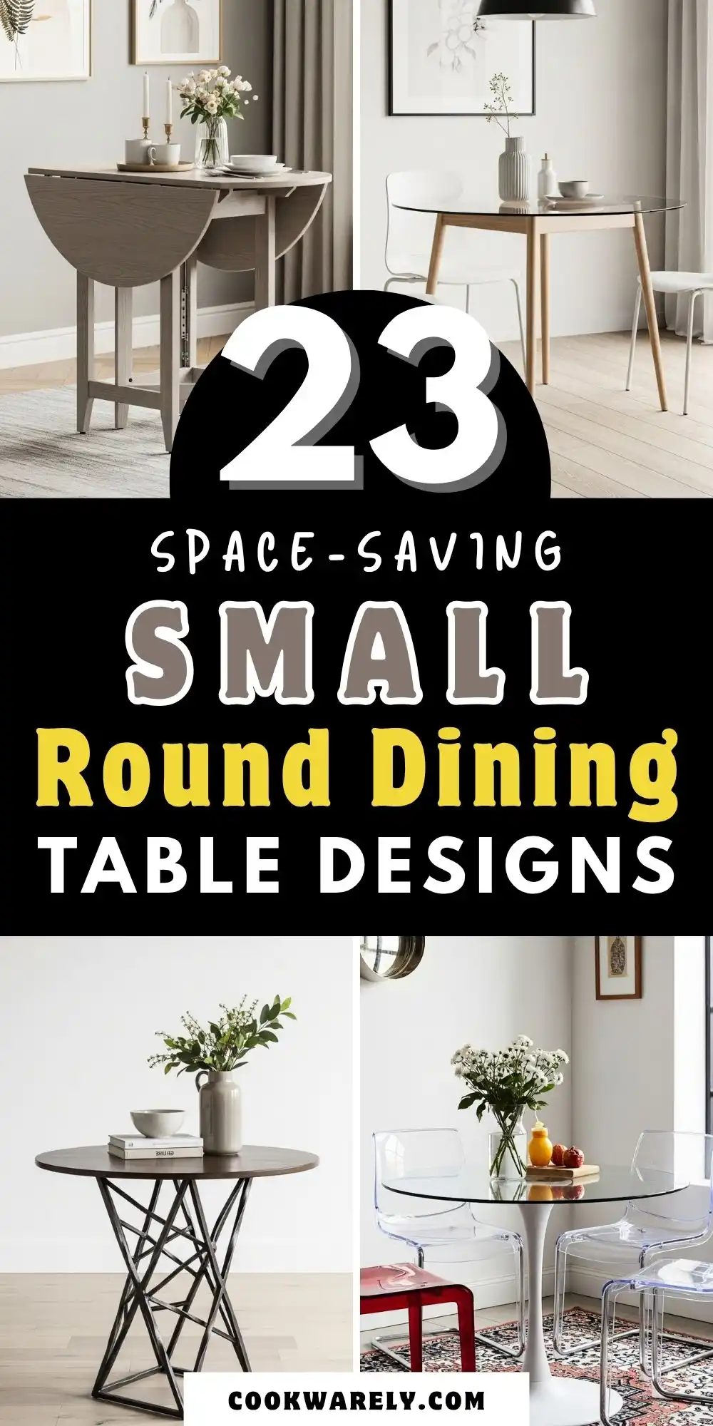 23 Space-Saving Small Round Dining Table Designs for Compact Homes 1 23 Space-Saving Small Round Dining Table Designs