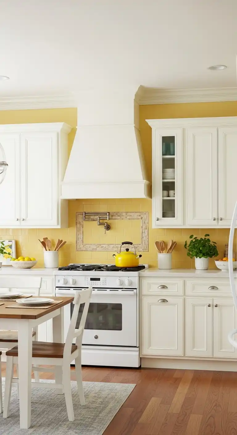 17 Feng Shui Kitchen Color Ideas for Positive Energy 4 3 Light Yellow for Warmth and Positivity