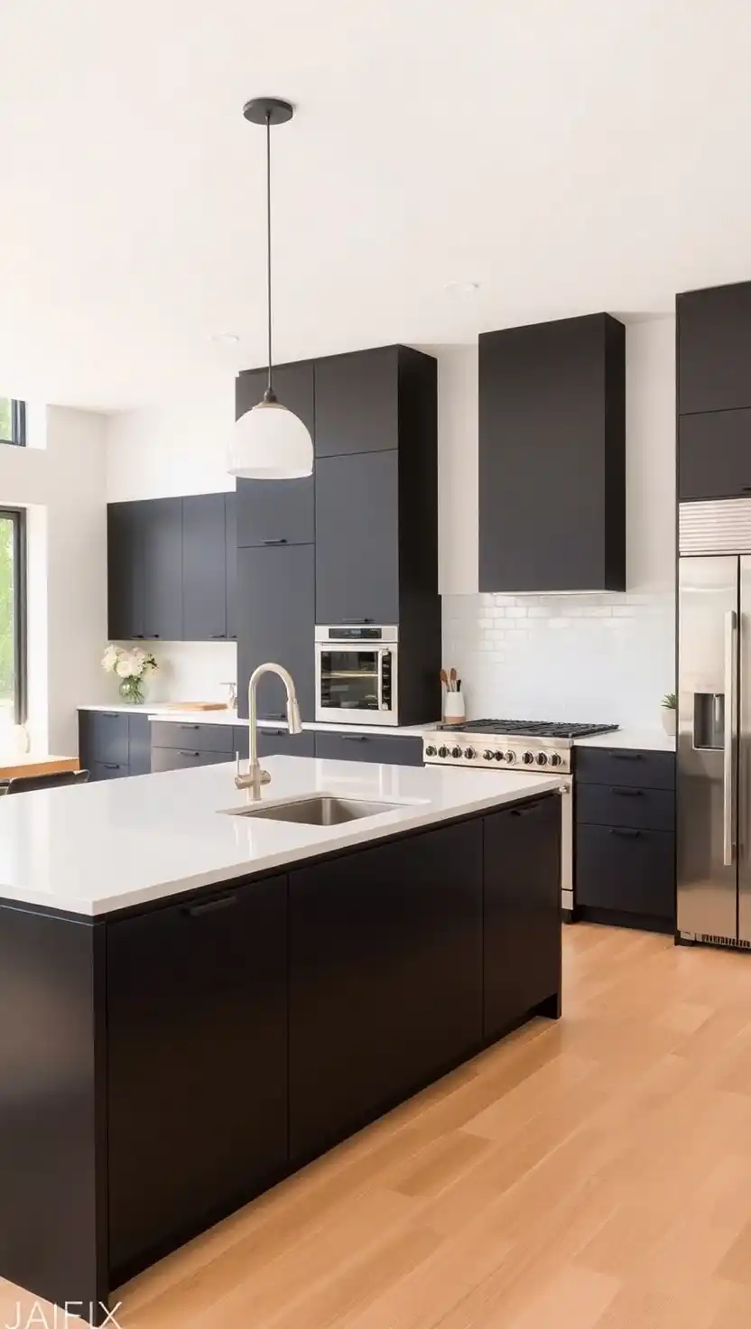 17 Stunning Open Kitchen Designs to Inspire Your Next Remodel 4 3 Modern Minimalism with Sleek Lines