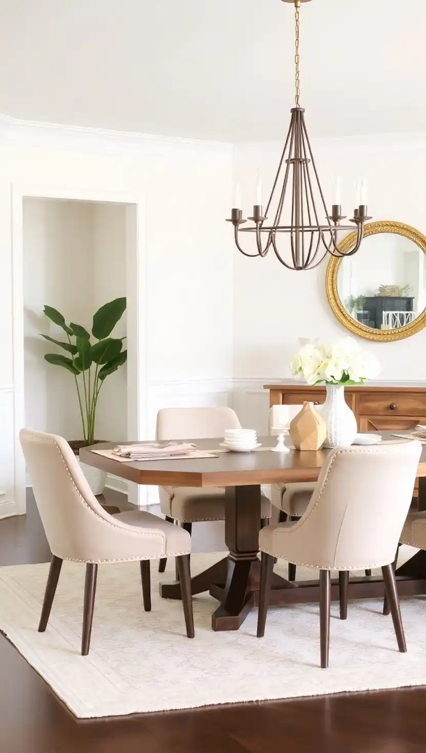 23 Timeless Formal Dining Room Ideas for a Sophisticated Setting 4 3 Neutral Color Palette