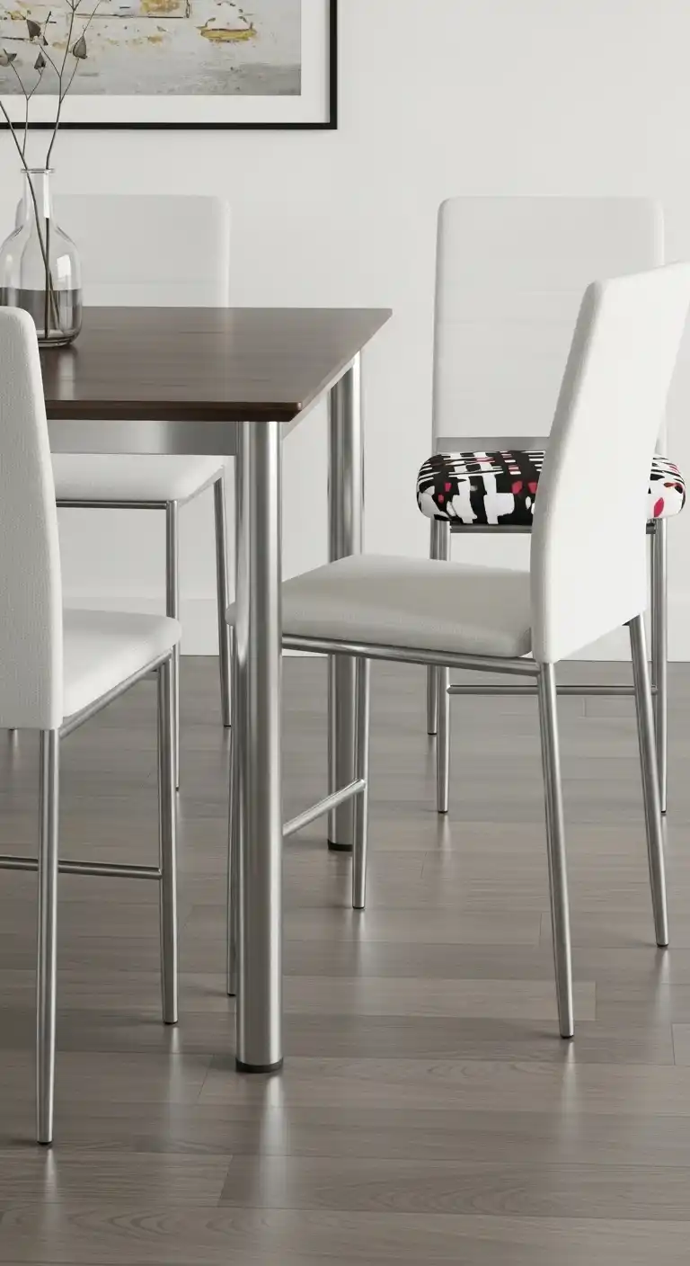 21 Space-Saving Small Dining Room Ideas 4 3 Use Slim Armless Chairs