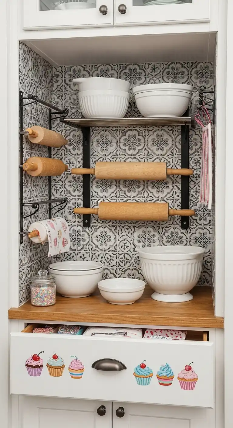 17 Functional Kitchen Nook Wall Ideas That Work Beautifully 5 4 Baking Station Nook