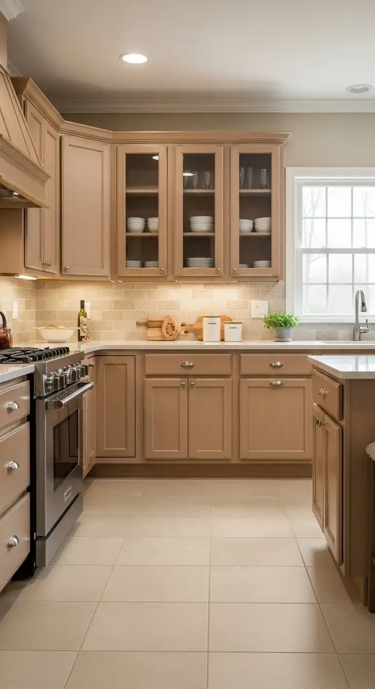 17 Feng Shui Kitchen Color Ideas for Positive Energy 5 4 Beige for Stability and Nourishment