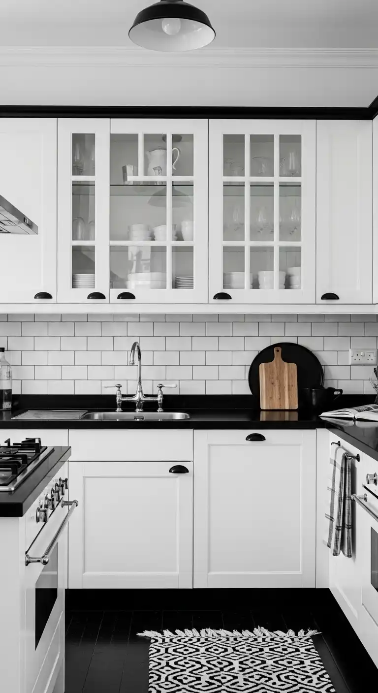 19 Stunning Kitchen Color Combinations Ideas for Every Style 5 4 Black and White