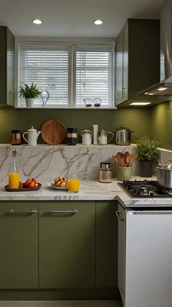 13 Innovative Modular Kitchen Ideas to Transform Your Cooking Space 5 4 Straight Kitchen with Breakfast Counter