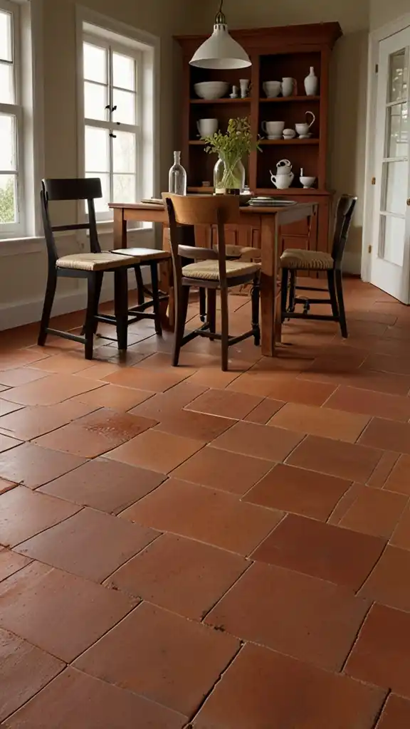 4. Terracotta Flooring