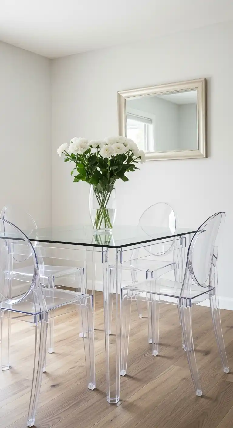 5 Choose Transparent or Acrylic Furniture
