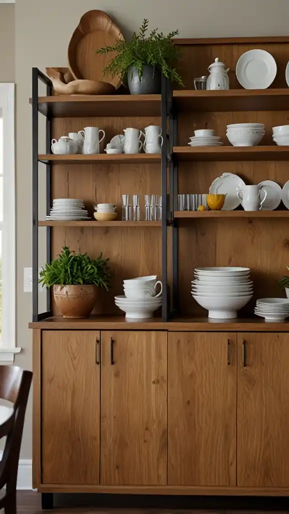 15 Stunning Honey Oak Kitchen Cabinet Ideas 7 6 Incorporate Open Shelving