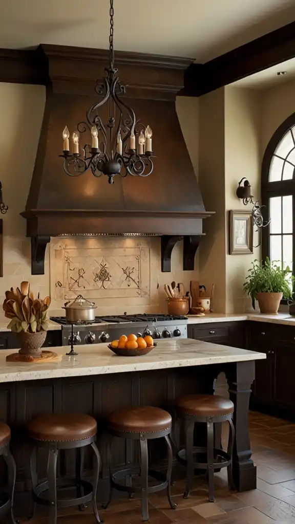 6. Wrought Iron Accents