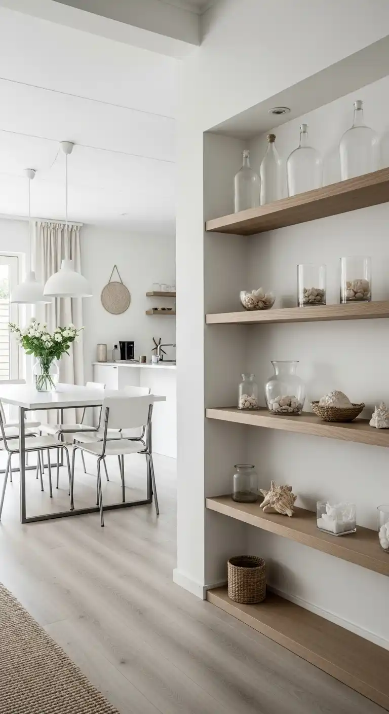 19 Breezy Coastal Dining Room Ideas 8 7 Create an Open Minimalist Layout