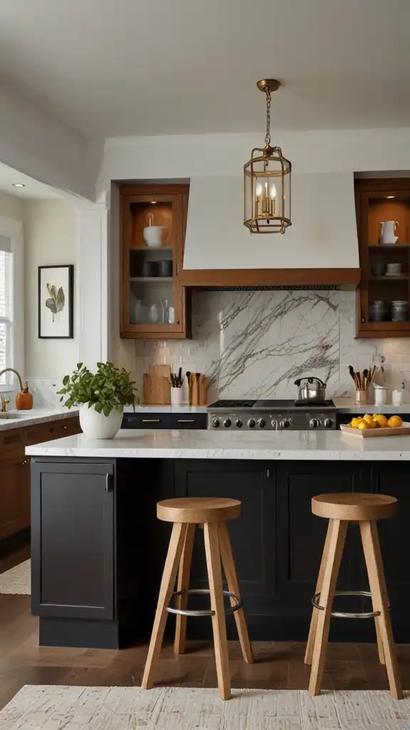 15 Stunning Honey Oak Kitchen Cabinet Ideas 8 7 Opt for Quartz or Granite Countertops