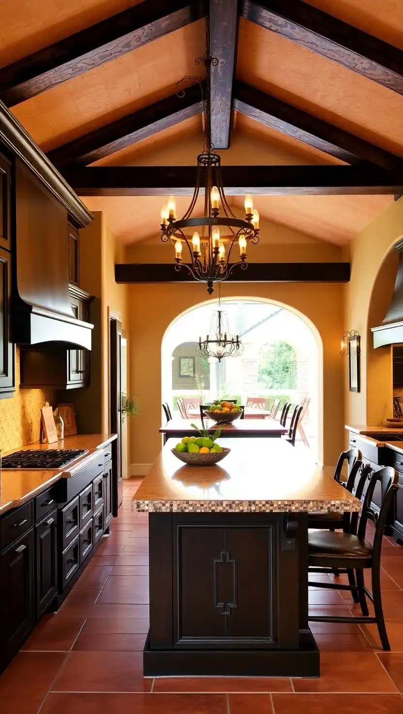 17 Stunning Open Kitchen Designs to Inspire Your Next Remodel 8 7 Spanish Villa Warmth