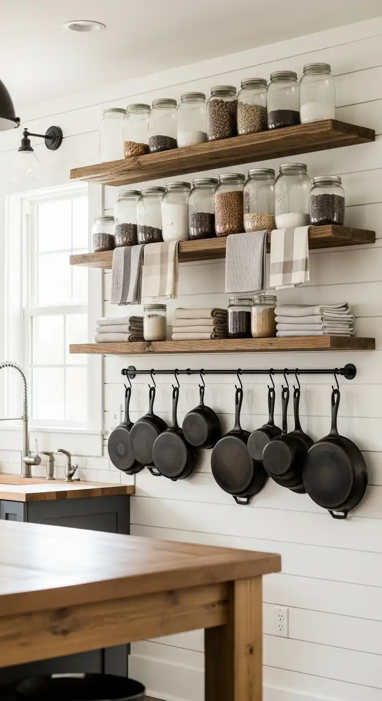 7. Hang Pots and Pans on Shelves 2
