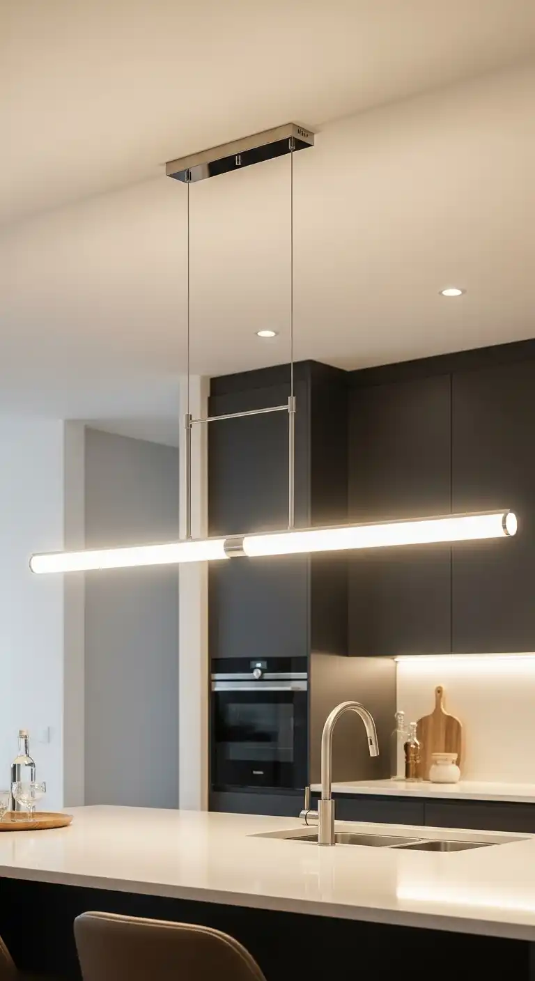 17 Stunning Kitchen Over Island Lighting Ideas That Instantly Impress 10 9 Linear Suspension Lights