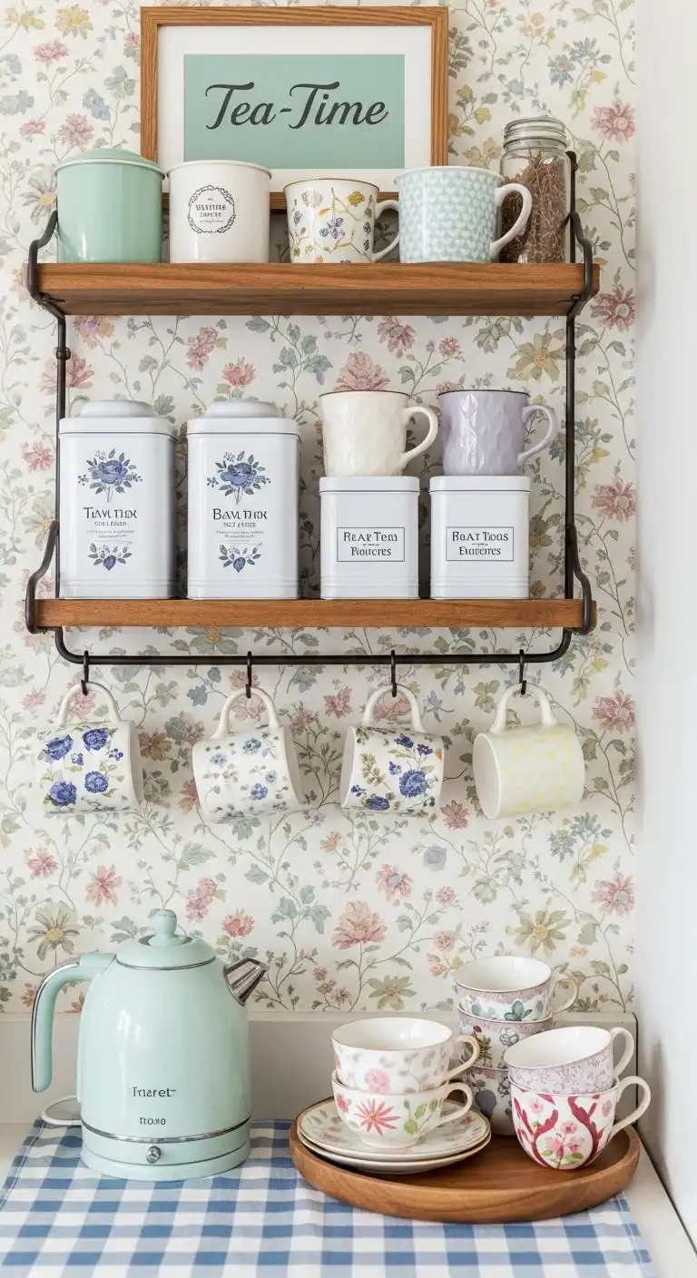 17 Functional Kitchen Nook Wall Ideas That Work Beautifully 10 9 Tea Time Nook