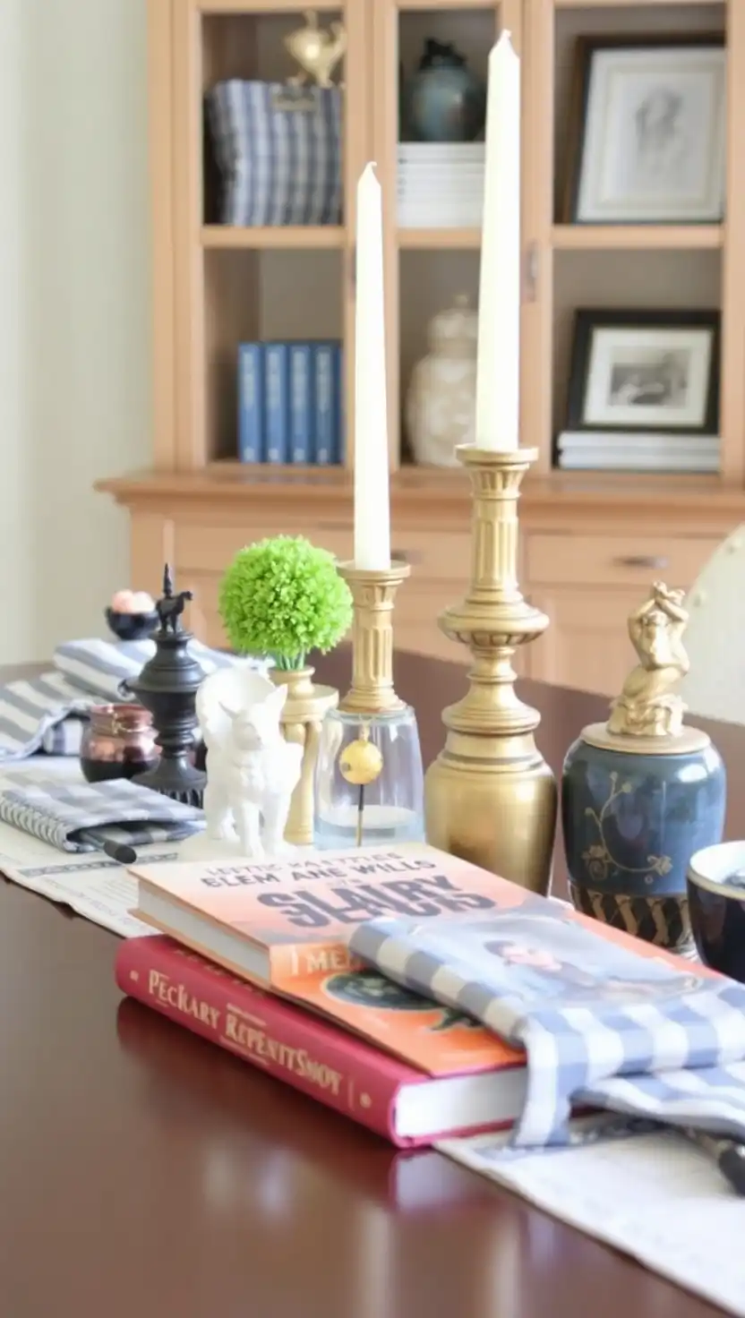 15 Modern Dining Table Centerpiece Ideas for a Stylish Look 10 9. Go Quirky and Personal