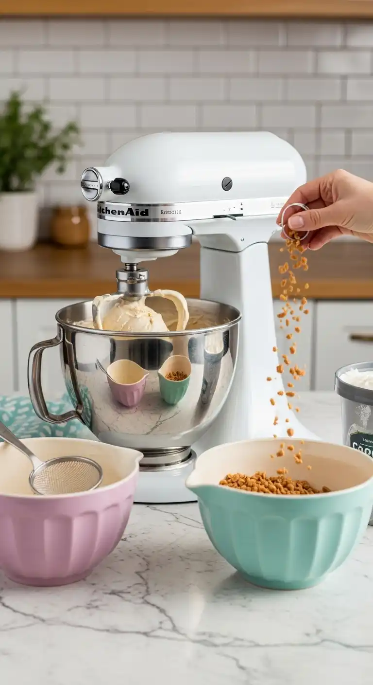 Churning & Adding Toffee