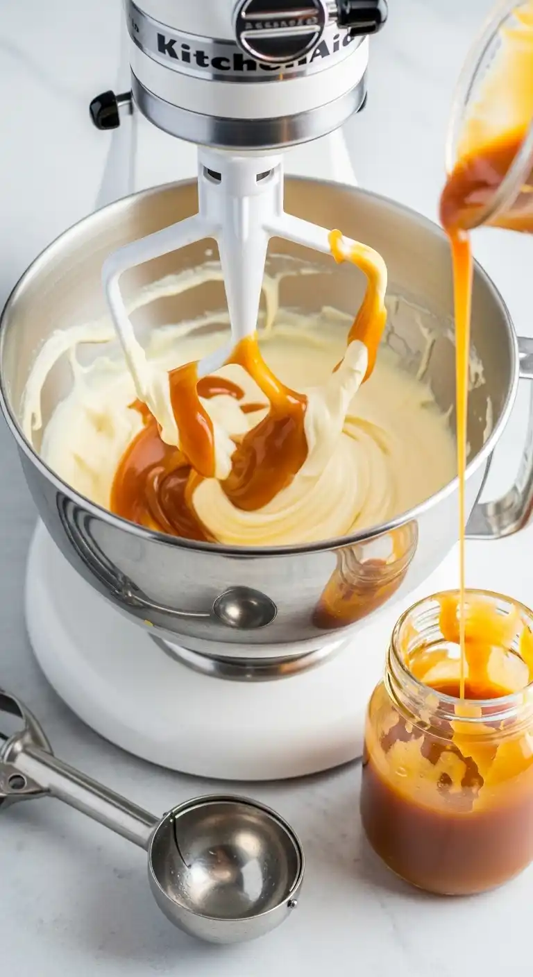 Churning and Swirling Caramel 1