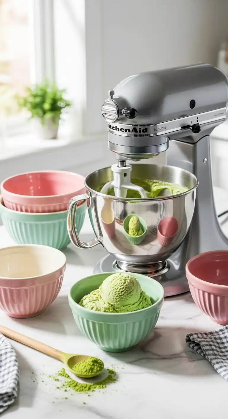 Churning in Ice Cream Maker