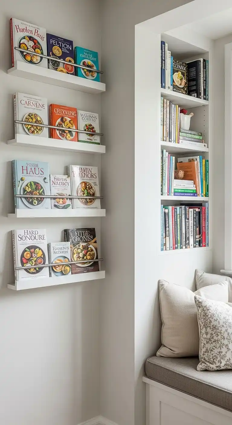 23 Trendy Kitchen Nook Accent Wall Ideas Worth Trying 5 Cookbook Browsing Nook