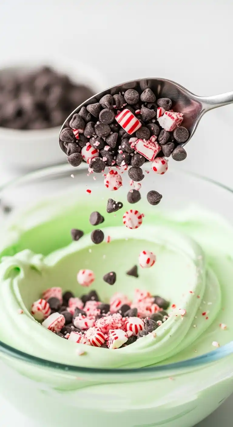Mixing in Chocolate Pieces