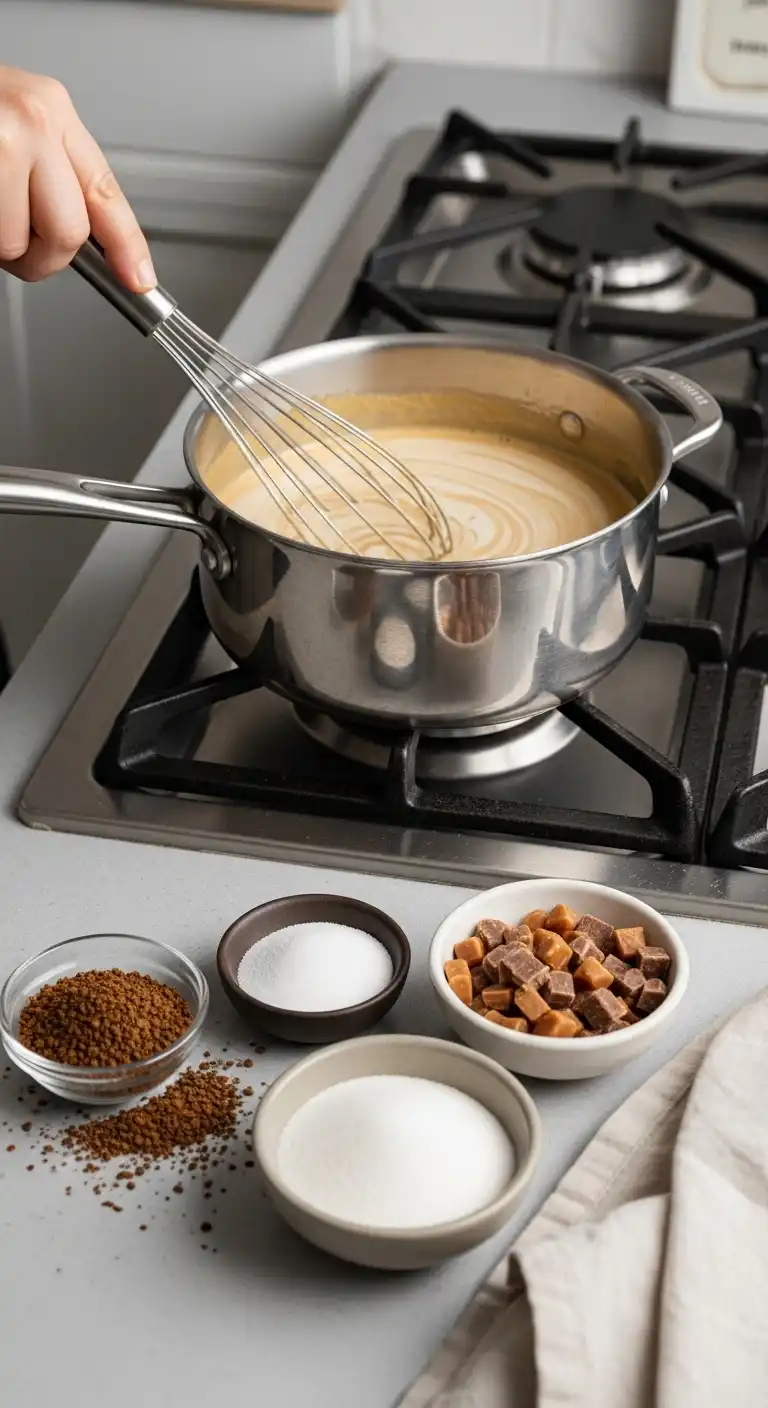 Mixing the Coffee Base
