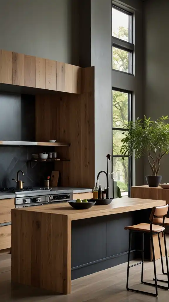 13 Modern Oak Kitchen Ideas for a Warm Yet Contemporary Look 14 Oak Kitchen Island Focal PointAn oak kit 3