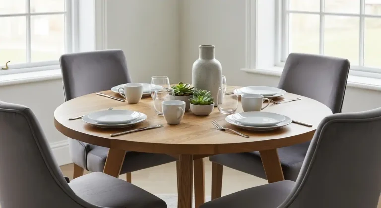 21 Practical Round Dining Table Arrangement Ideas for Everyday Comfort 1 Round Dining Table Arrangement Ideas