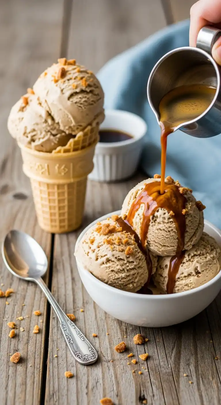 Scooping & Espresso Pour