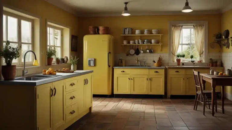 Vintage Yellow Kitchen Ideas