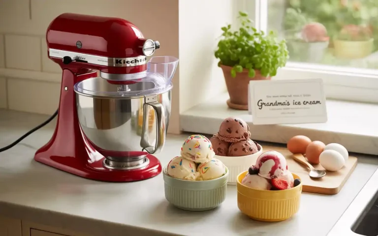 kitchenAid stand mixer ice cream recipes