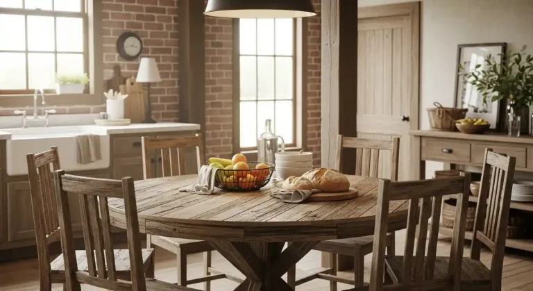 round dining table