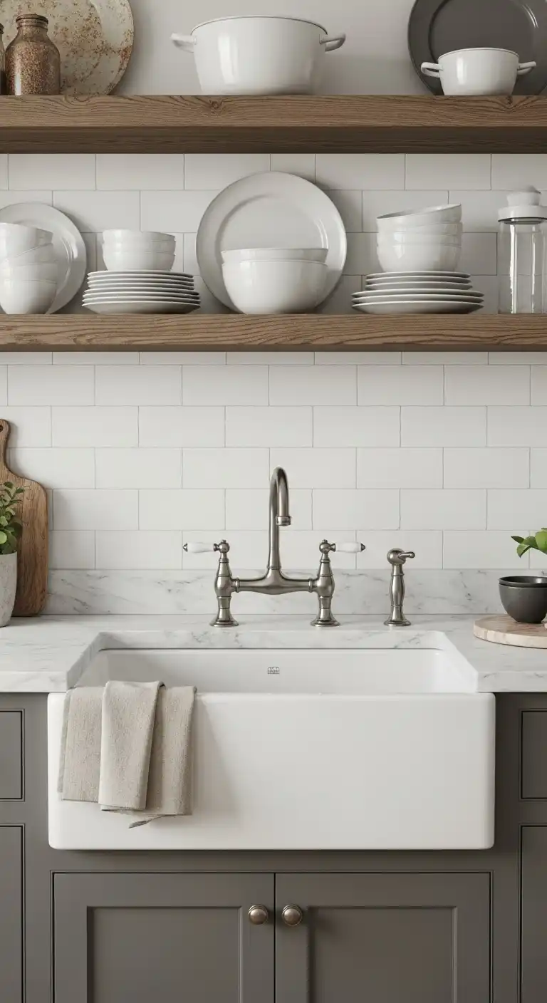 1 Apron Front Sink as a Focal Point