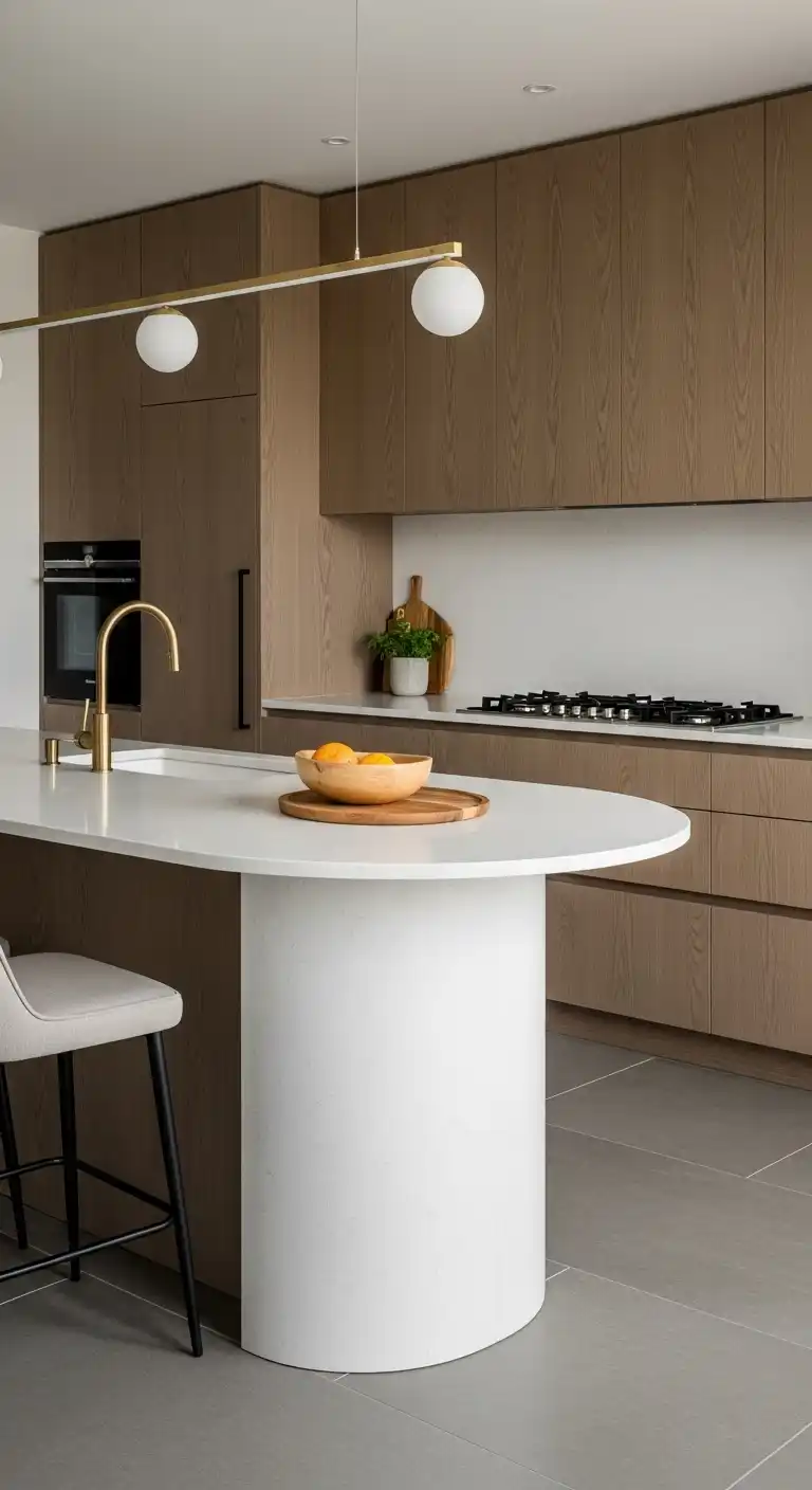 19 Modern Luxury Kitchen Inspirations You'll Love 11 10 Curved Countertop Edges