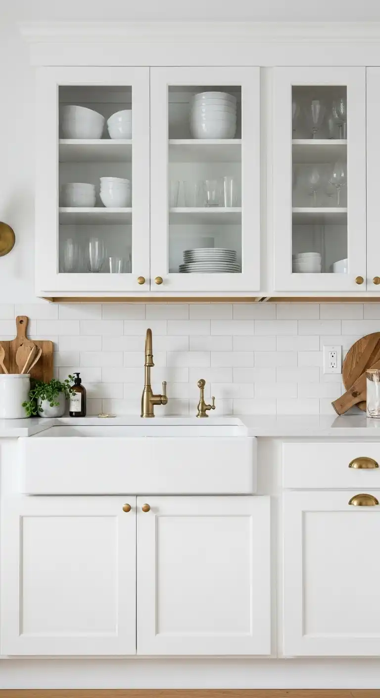 Kitchen Backsplash Ideas With White Cabinets: 28 Ways to Add Texture 11 10. Monochrome Tile