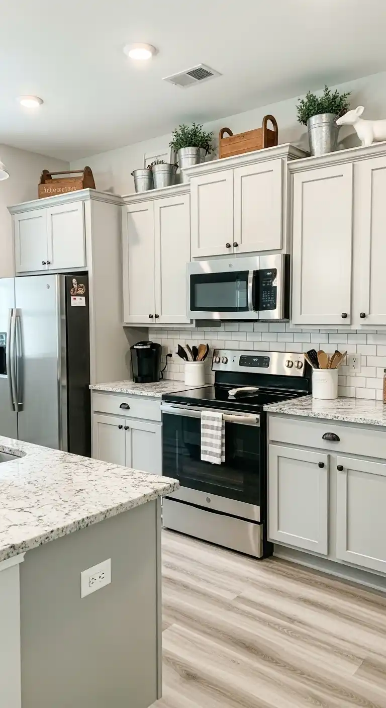 Above Kitchen Cabinet Decor Ideas: 21 Creative Styling Tips 14 13. Vintage Kitchen Tools