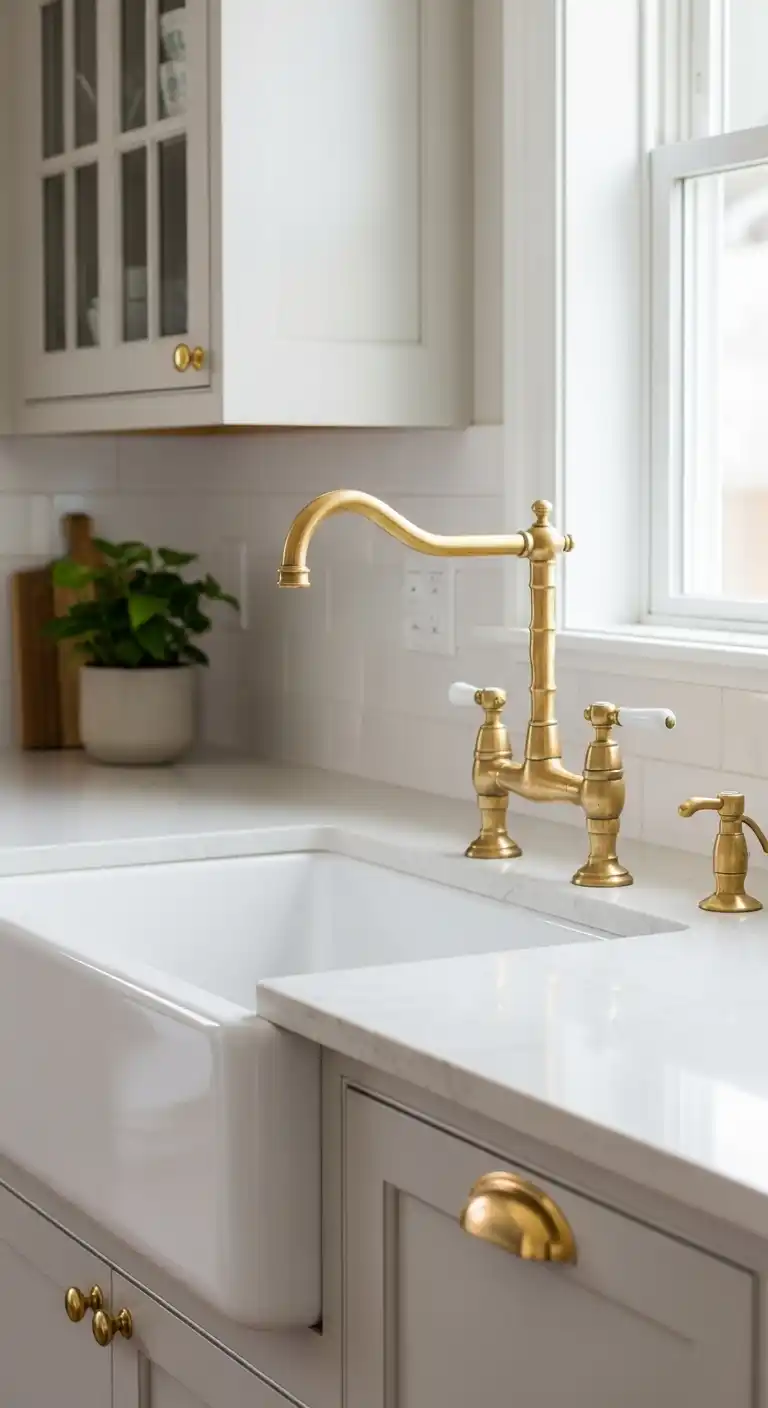 21 Timeless Rustic Modern Kitchen Ideas You'll Love 16 15 Brass Accents