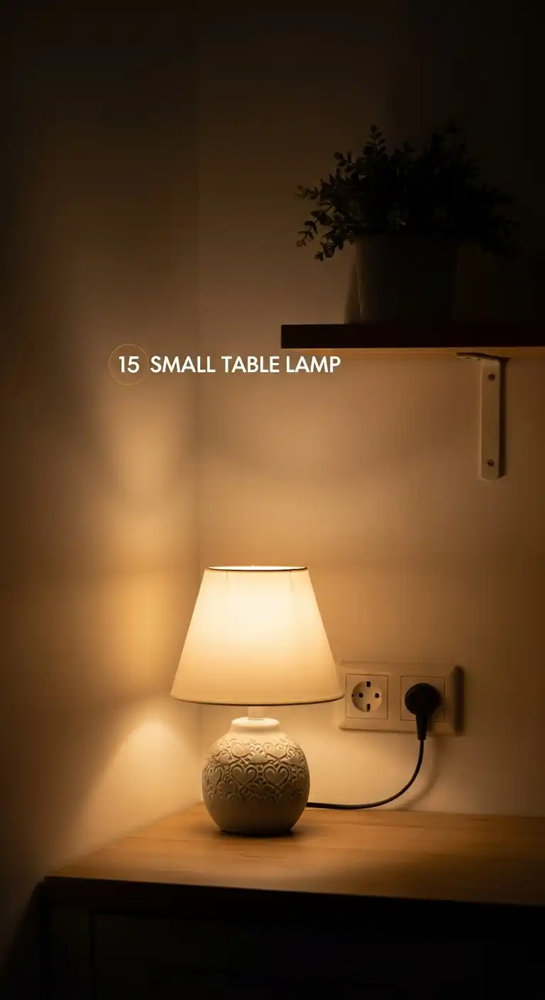 20 Inviting Kitchen Counter Corner Decor Ideas 16 15 Small Table Lamp